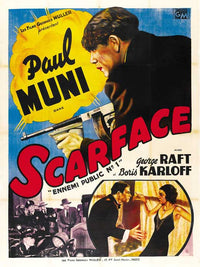 Scarface Movie Poster Print featuring iconic film artwork.