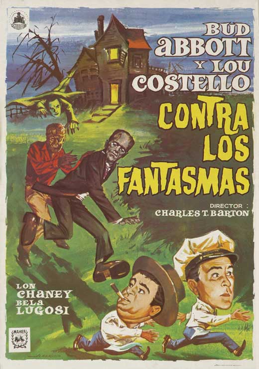 Bud Abbott Lou Costello Meet Frankenstein Movie Poster Print