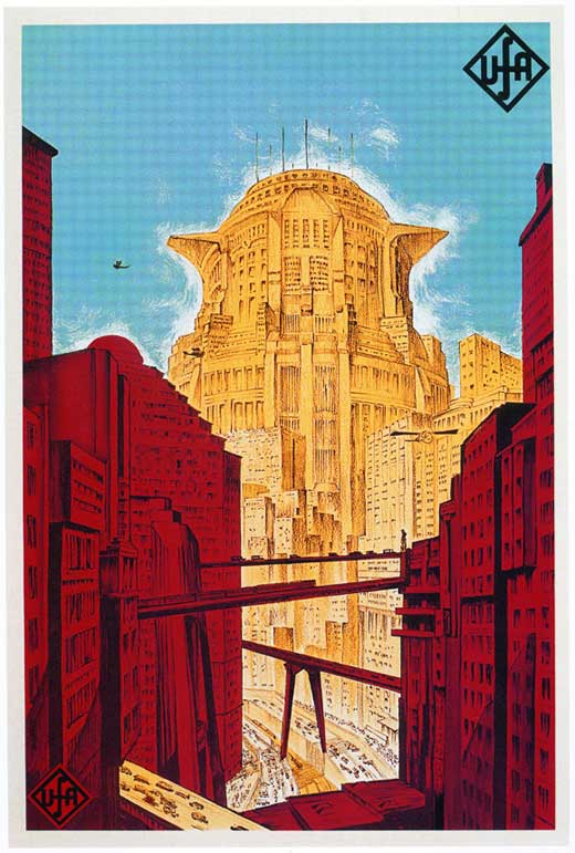 Metropolis Movie Poster Print featuring iconic dystopian cityscape.