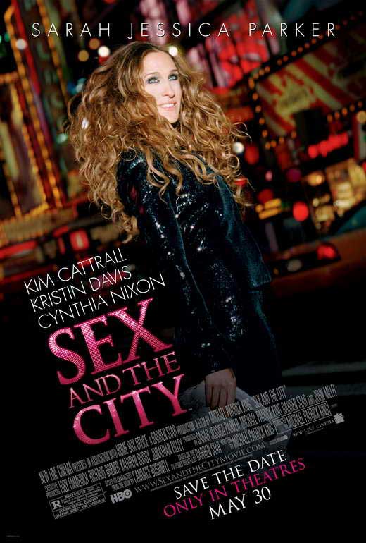 Sex and The City: The Movie Poster Print showcasing the stylish lives of Carrie and her friends.