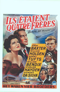Blaze of Noon Movie Poster Print featuring vibrant colors and classic film imagery.