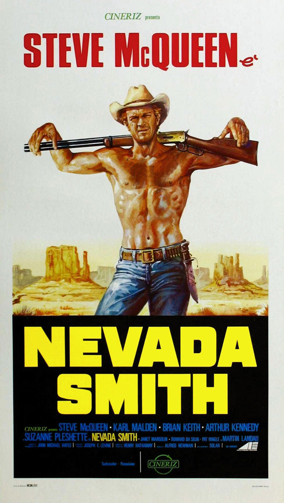 Nevada Smith Movie Poster Print showcasing classic film artwork.