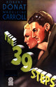 The 39 Steps Movie Poster Print featuring suspenseful imagery.