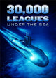30,000 Leagues Under the Sea Movie Poster Print featuring deep sea adventure imagery.