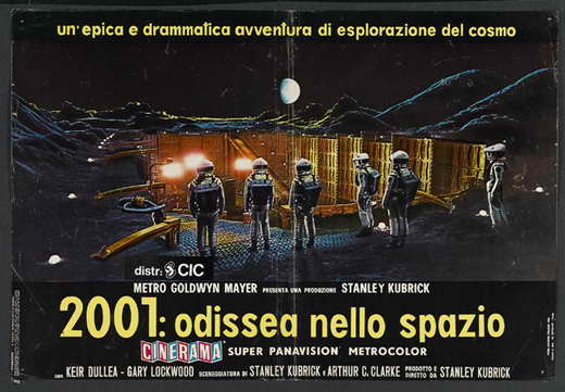 2001: A Space Odyssey Movie Poster Print showcasing iconic film imagery.