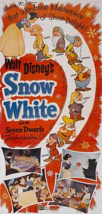 Snow White and the Seven Dwarfs Movie Poster Print 11x17