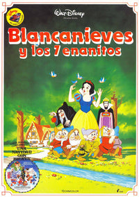 Snow White and the Seven Dwarfs Movie Poster Print showcasing Disney's beloved characters.