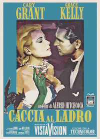 To Catch a Thief Movie Poster Print featuring classic film artwork.