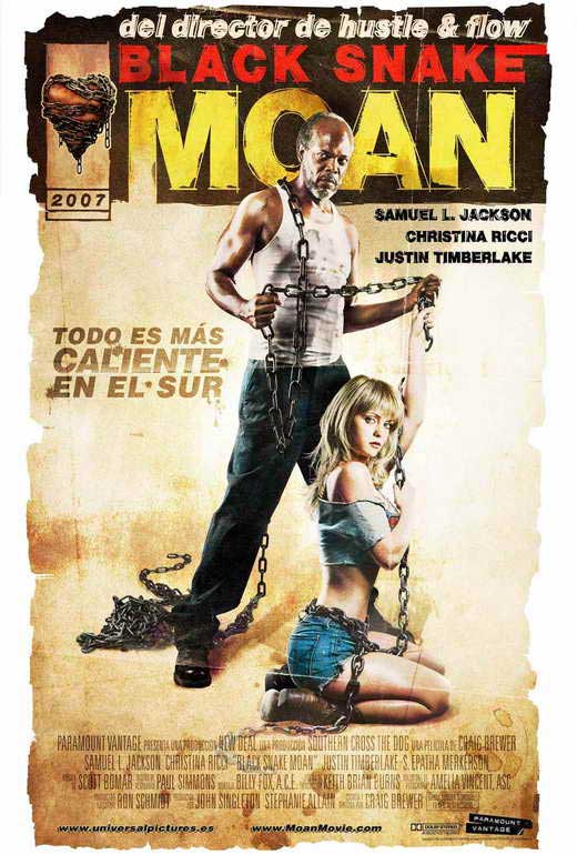 Black Snake Moan Movie Poster Print featuring iconic film artwork.