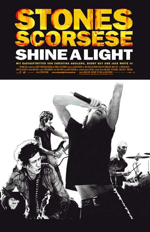 Shine A Light Movie Poster Print showcasing vibrant colors and cinematic design.