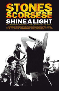 Shine A Light Movie Poster Print showcasing vibrant colors and cinematic design.