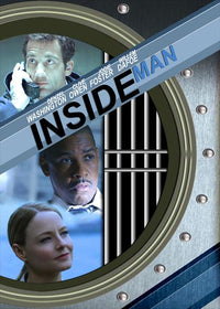 Inside Man Movie Poster Print featuring crime thriller artwork.