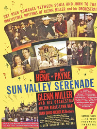 Sun Valley Serenade Movie Poster Print showcasing classic cinema art.