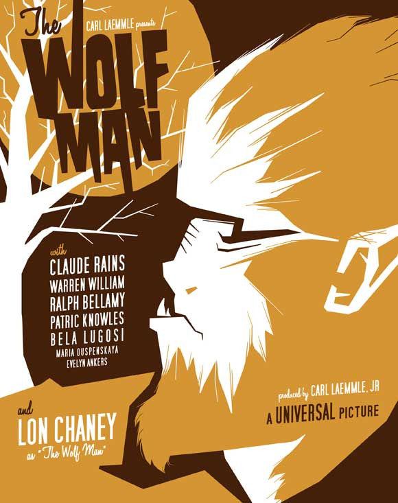 The Wolf Man Movie Poster Print (11x17) - Pop Culture Graphics