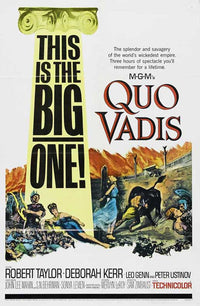 Quo Vadis Movie Poster Print showcasing classic film art