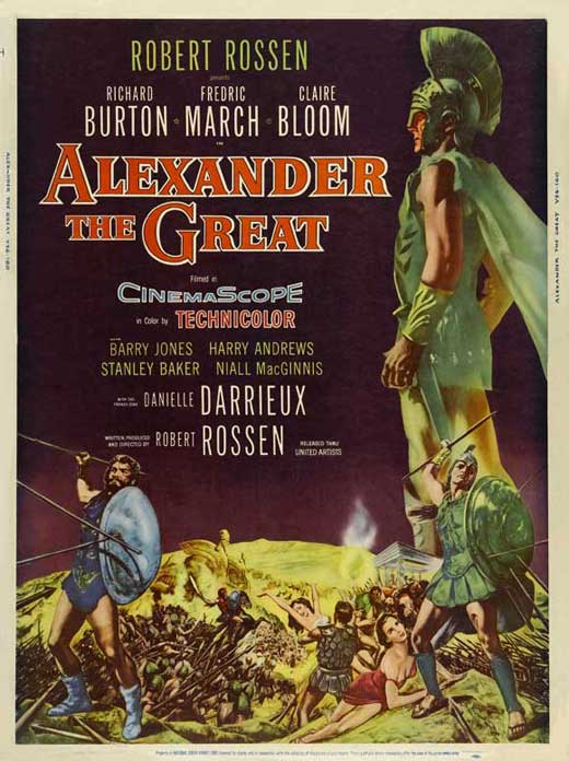 Alexander the Great Movie Poster Print showcasing a legendary historical figure.