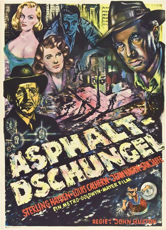 The Asphalt Jungle Movie Poster Print (11x17) - Classic Film Art
