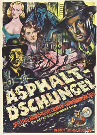 The Asphalt Jungle Movie Poster Print (11x17) - Classic Film Art