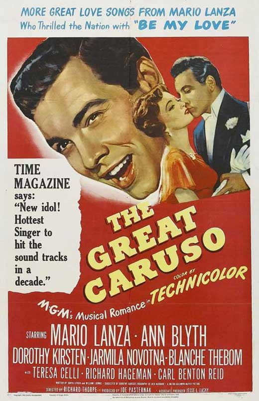 The Great Caruso Movie Poster Print 11x17