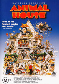 National Lampoon's Animal House Movie Poster Print featuring comedy film imagery.