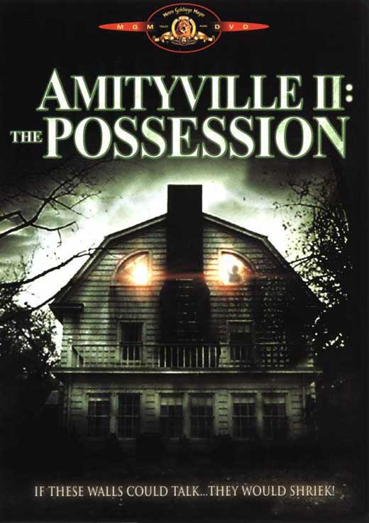 Amityville 2: The Possession Movie Poster Print featuring iconic horror imagery.