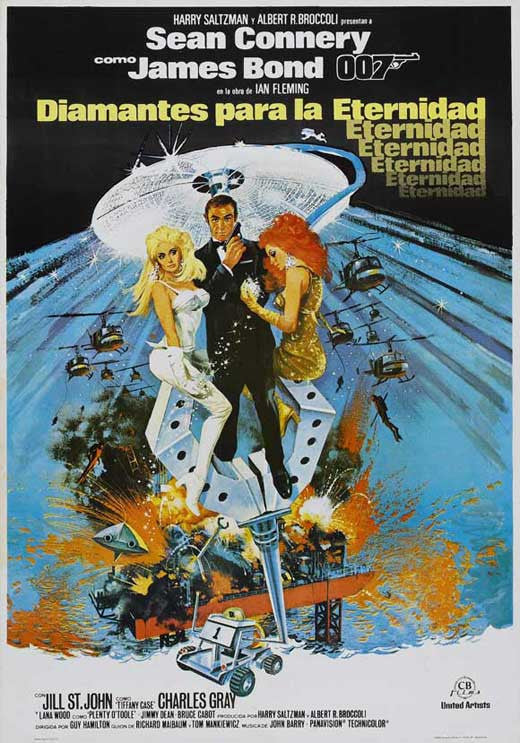 Diamonds Are Forever Movie Poster Print (27x40)