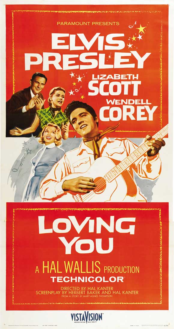 Loving You Movie Poster Print featuring classic film art
