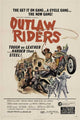 Outlaw Riders Movie Poster Print featuring bold graphics and vibrant colors.