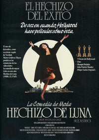 Moonstruck Movie Poster Print showcasing classic film art.