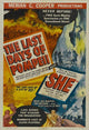 The Last Days of Pompeii Movie Poster Print featuring vibrant colors and dramatic imagery.
