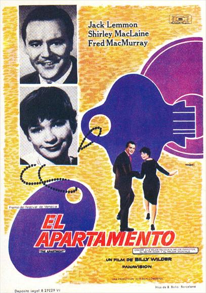 The Apartment Movie Poster Print showcasing classic film art.