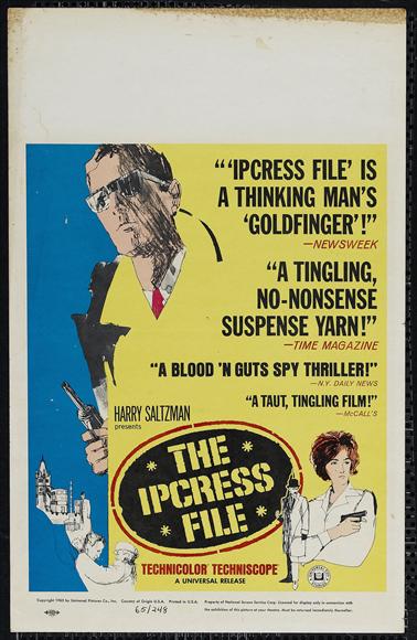 The Ipcress File Movie Poster Print on premium paper.