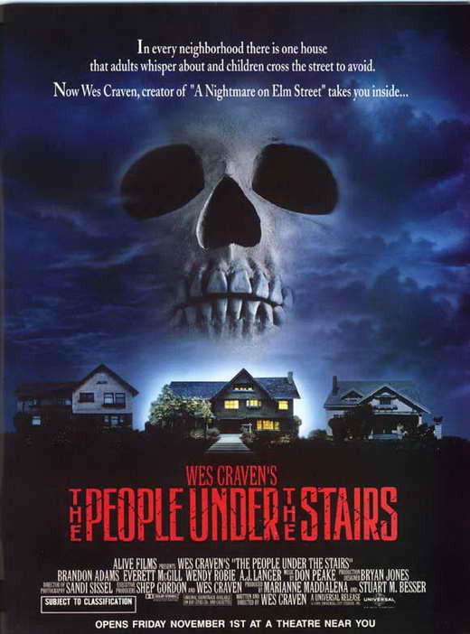The People Under the Stairs Movie Poster Print 27x40