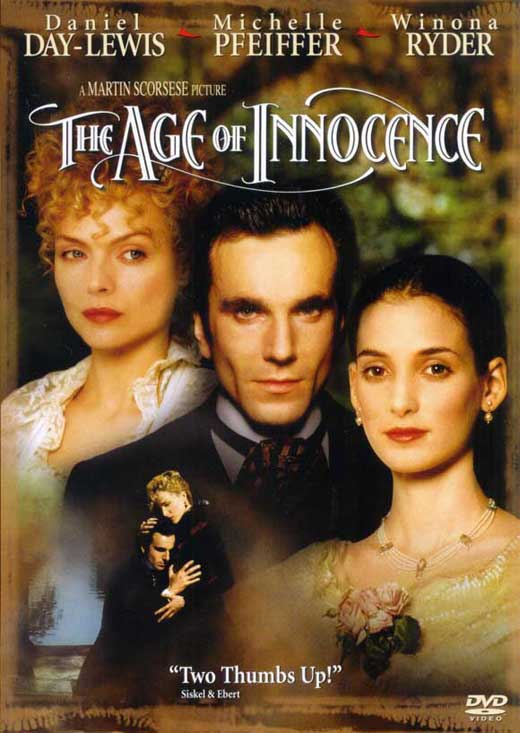The Age of Innocence movie poster print showcasing classic film design.