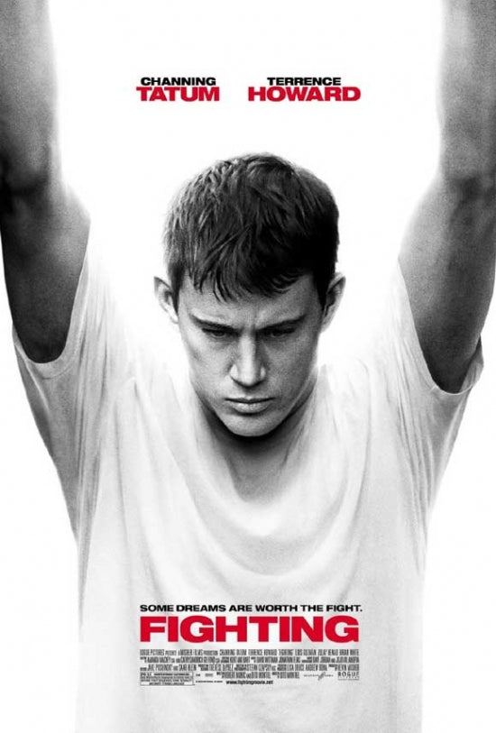 Fighting Movie Poster Print featuring dynamic visuals
