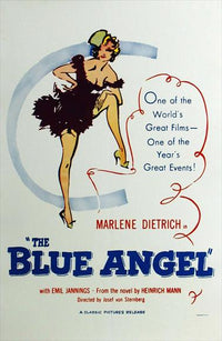 The Blue Angel Movie Poster Print showcasing classic film art