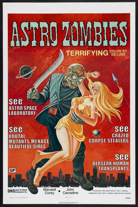 The Astro Zombies Movie Poster Print (27x40) by Pop Culture Graphics