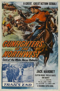 Gunfighters of the Northwest Movie Poster Print showcasing classic Western cinema.