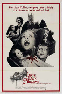 House of Dark Shadows Movie Poster Print showcasing classic horror film art.