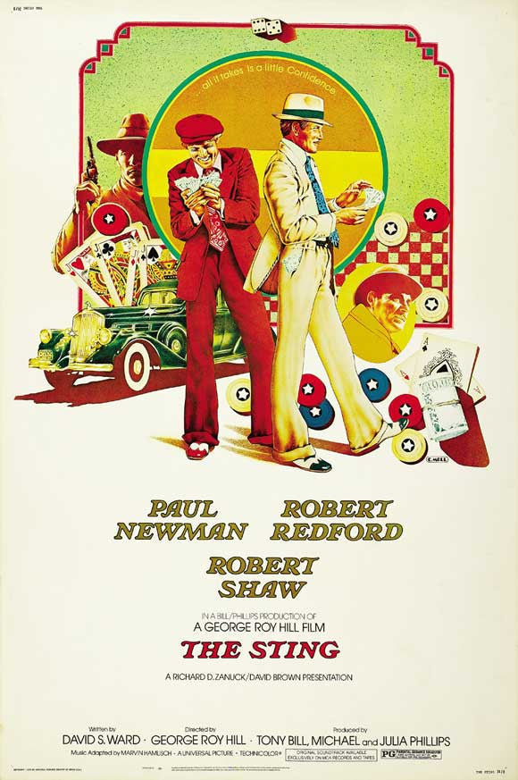 The Sting Movie Poster Print - 11x17 | Posterazzi