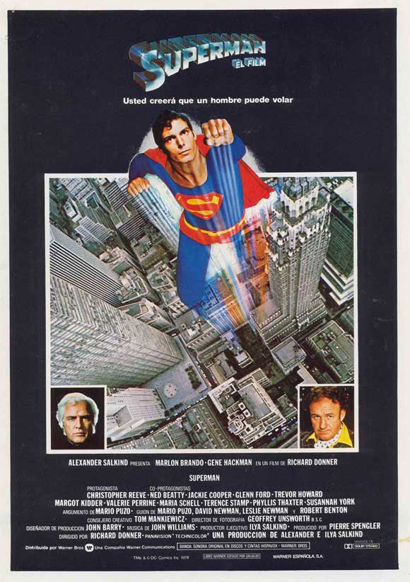 Superman: The Movie Poster Print (11x17) - Classic Film Art