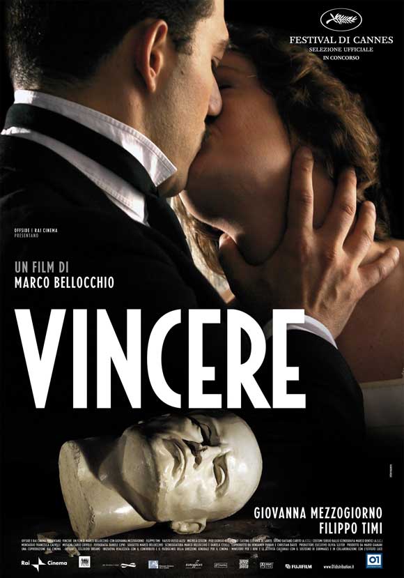 Vincere Movie Poster Print featuring captivating visuals for film lovers.