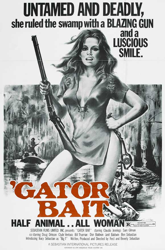 Gator Bait Movie Poster Print - Vintage cinema artwork