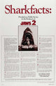 Jaws 2 Movie Poster Print showcasing the thrilling cinematic experience
