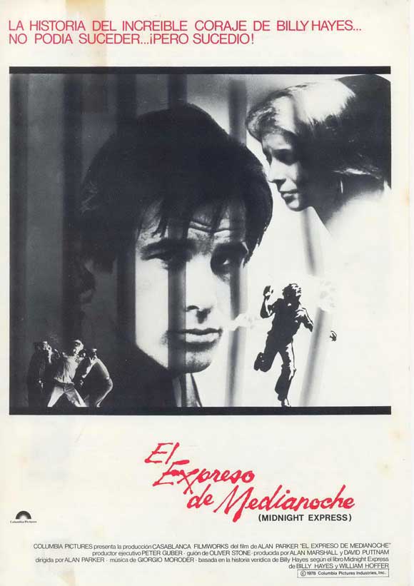 Midnight Express Movie Poster Print featuring iconic film imagery.