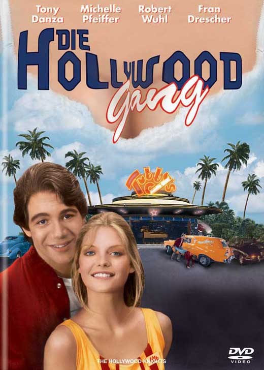 The Hollywood Knights Movie Poster Print showcasing vibrant colors and classic film nostalgia.