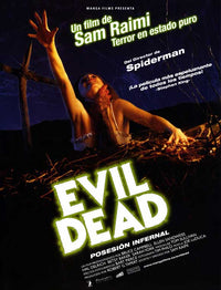 The Evil Dead Movie Poster Print showcasing horror film art.