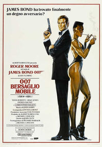 A View to a Kill movie poster print showcasing classic James Bond artwork.