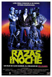 Nightbreed Movie Poster Print featuring vibrant fantasy horror artwork.