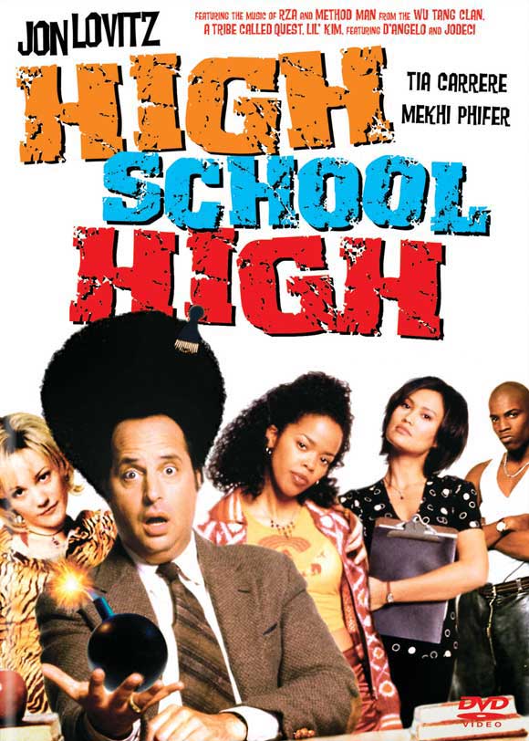 High School High Movie Poster Print showcasing vibrant colors and humor.